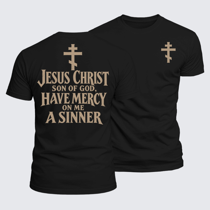 Luxe Mercerized Cotton Tee - Jesus Christ, Son of God – Have Mercy on Me