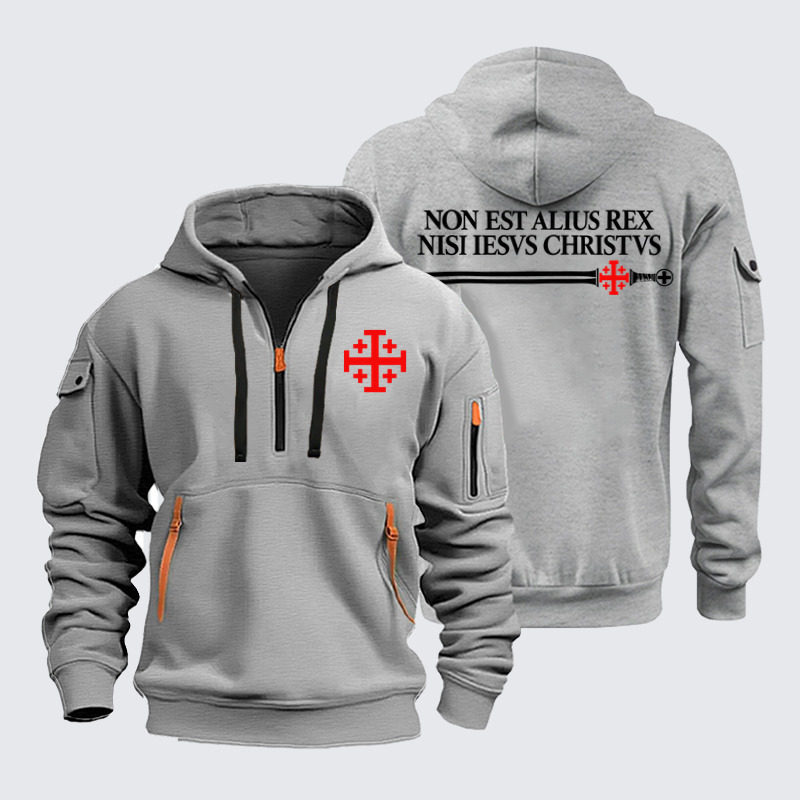 Zipper Hoodies – Non Est Alius Rex – Jesus Christ Is King