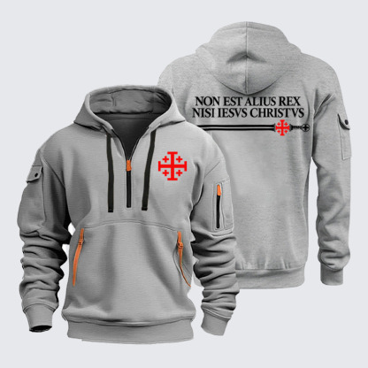 Zipper Hoodies – Non Est Alius Rex – Jesus Christ Is King