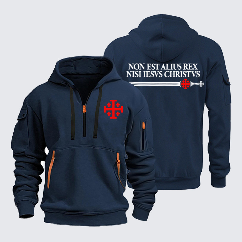 Zipper Hoodies – Non Est Alius Rex – Jesus Christ Is King