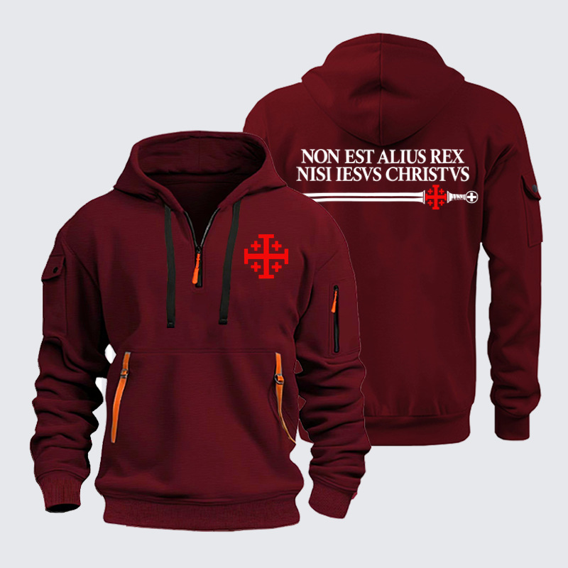 Zipper Hoodies – Non Est Alius Rex – Jesus Christ Is King