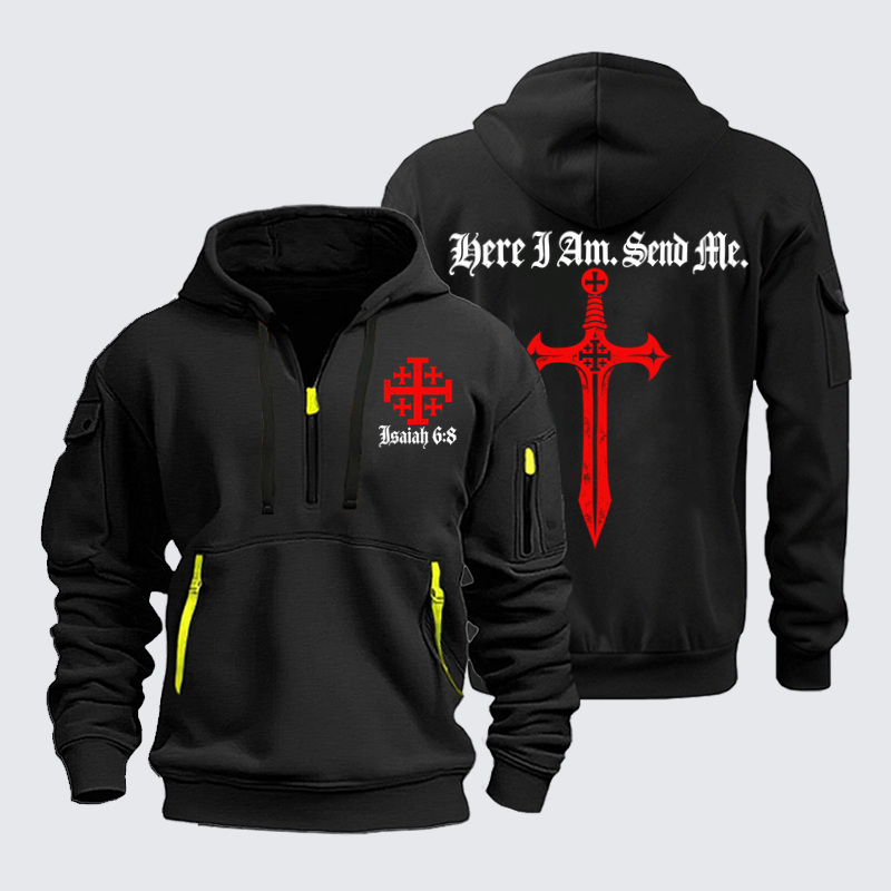 Zipper Hoodies – Here I Am, Send Me – Isaiah 6:8