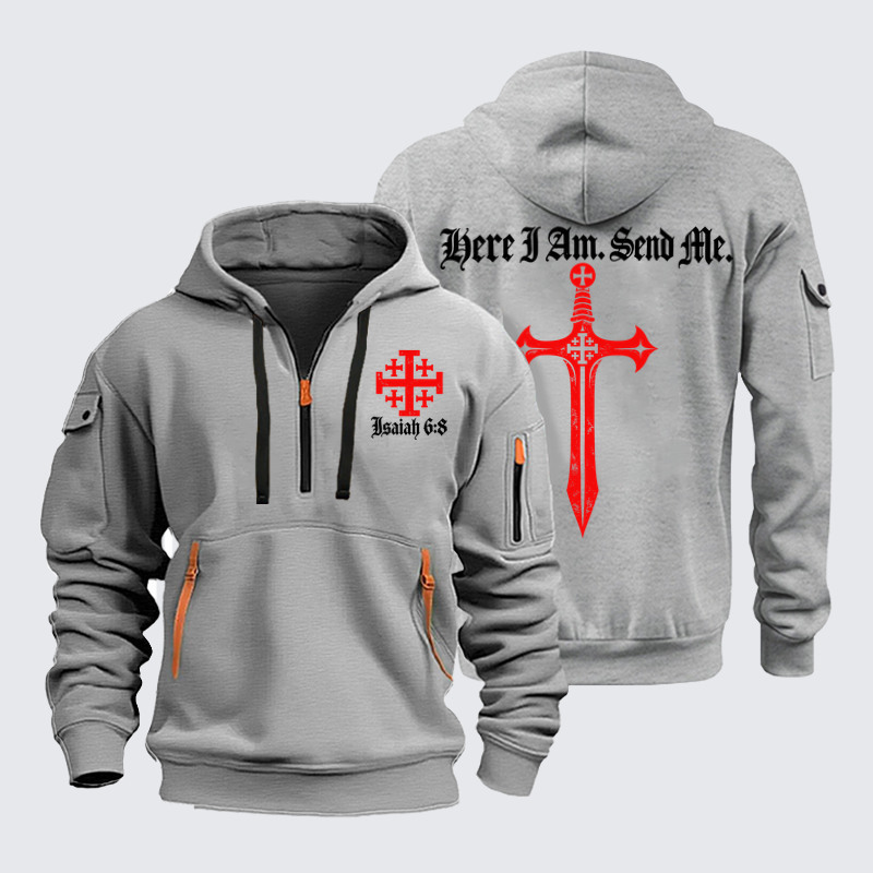Zipper Hoodies – Here I Am, Send Me – Isaiah 6:8