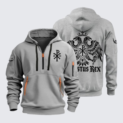 Zipper Hoodies – Christus Rex – Christ the King Christian Eagle