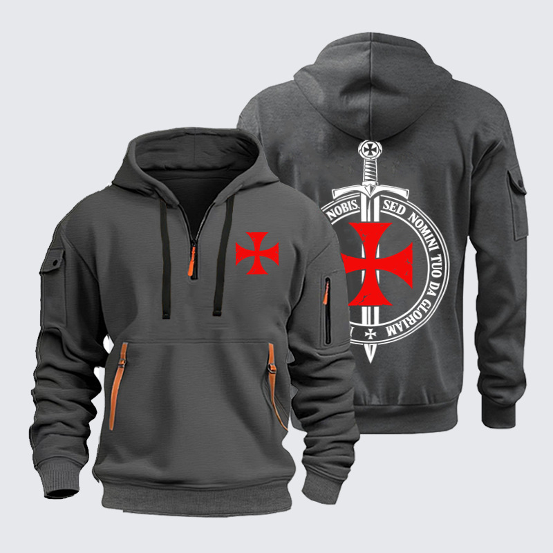 Zipper Hoodies – Non Nobis Domine, Non Nobis, Sed Nomini Tuo Da Gloriam