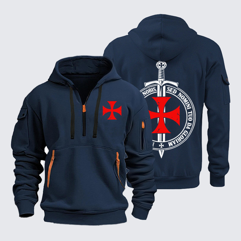 Zipper Hoodies – Non Nobis Domine, Non Nobis, Sed Nomini Tuo Da Gloriam