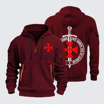 Zipper Hoodies – Non Nobis Domine, Non Nobis, Sed Nomini Tuo Da Gloriam
