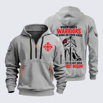 Zipper Hoodies – When God’s Warriors Kneel – Christian Knight