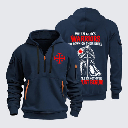 Zipper Hoodies – When God’s Warriors Kneel – Christian Knight