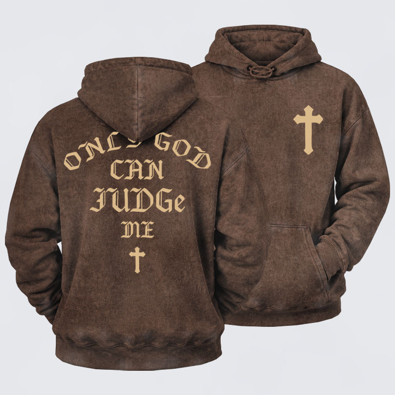 Washed Hoodie -  Deus Vult Knight Templar American Flag Crusader-soulsbelief