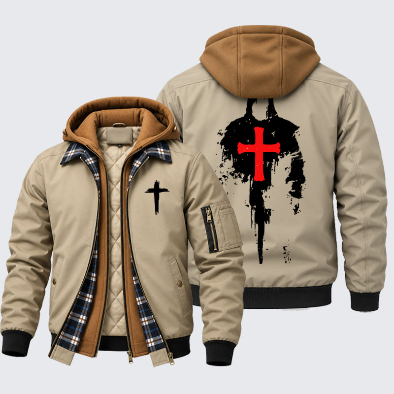 Hooded Bomber Jacket - The Saviour 