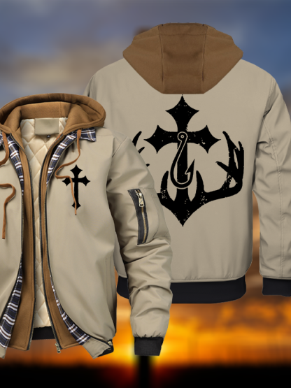 Sacred Hunt Hooded Bomber Jacket
