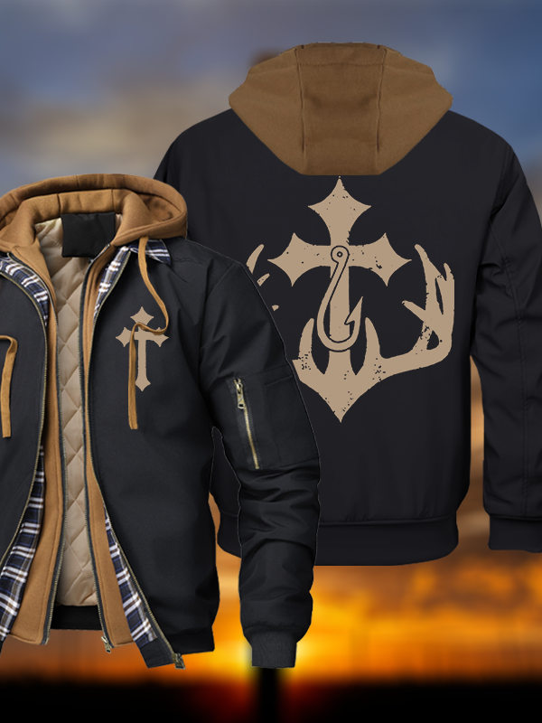 Sacred Hunt Hooded Bomber Jacket