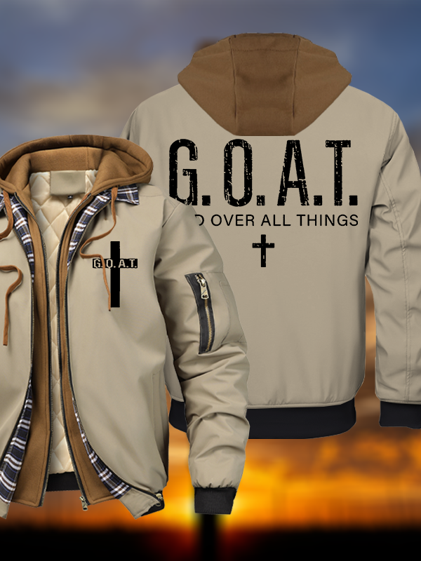 God over All Things Hooded Bomber Jacket
