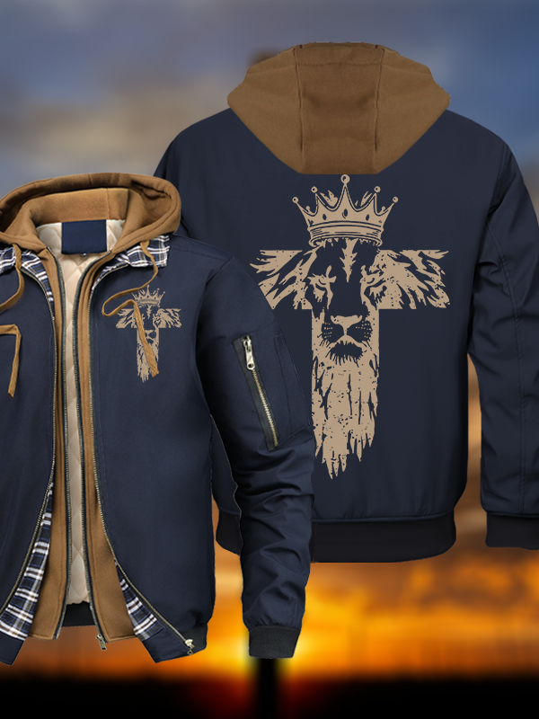 King of Kings Hooded Bomber Jacket