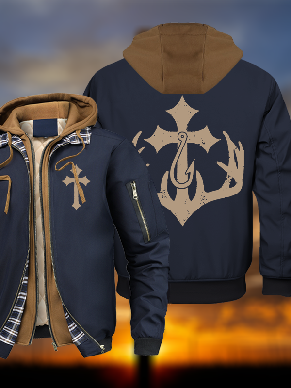 Sacred Hunt Hooded Bomber Jacket