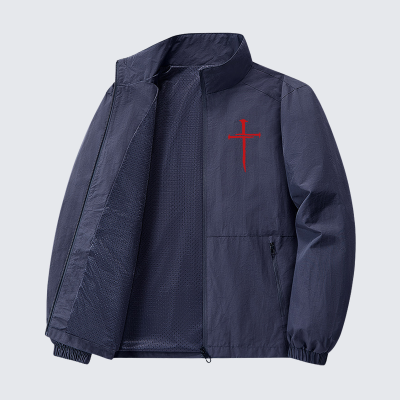 Red Cross Jesus God Christian Quick-Dry Lightweight Jacket