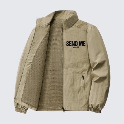 Isaiah 6:8 - SEND ME Jesus God Christian Quick-Dry Lightweight Jacket