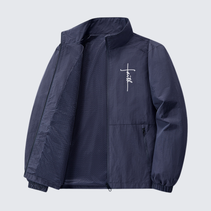 Faith Cross Jesus God Christian Quick-Dry Lightweight Jacket