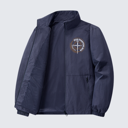 Iron Sharpens Iron - Proverbs 27:17 Jesus God Christian Quick-Dry Lightweight Jacket