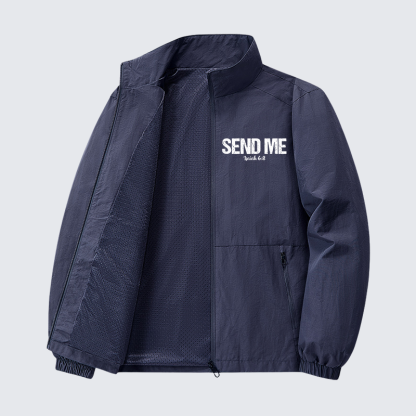 Isaiah 6:8 - SEND ME Jesus God Christian Quick-Dry Lightweight Jacket