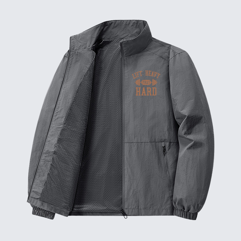 Lift Heavy Pray Hard Jesus God Christian Quick-Dry Lightweight Jacket
