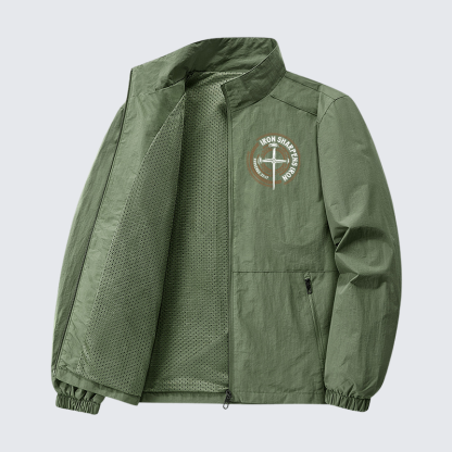 Iron Sharpens Iron - Proverbs 27:17 Jesus God Christian Quick-Dry Lightweight Jacket