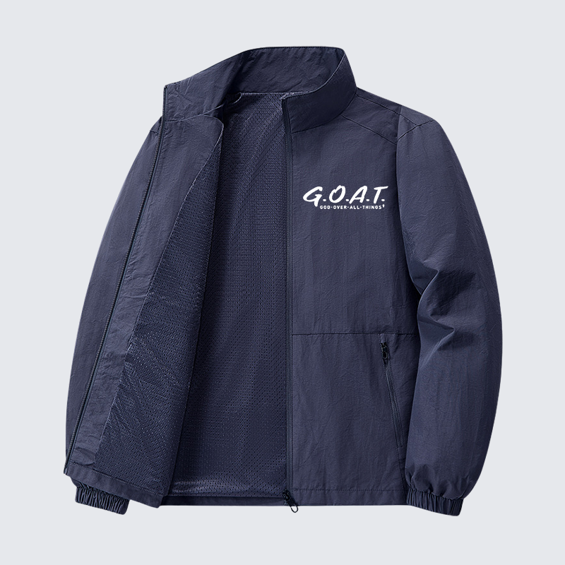 God Over All Things Jesus God Christian Quick-Dry Lightweight Jacket