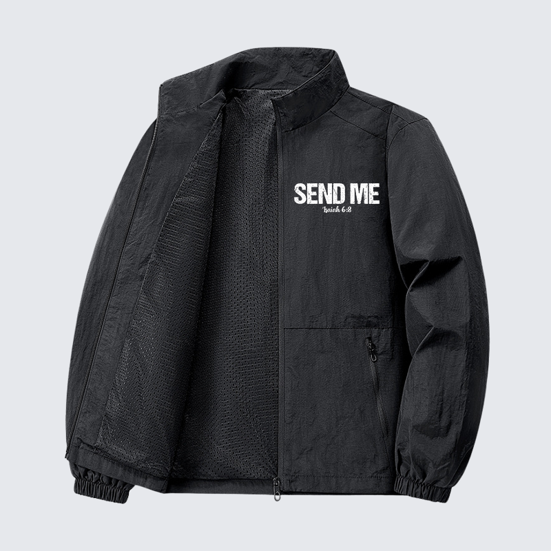 Isaiah 6:8 - SEND ME Jesus God Christian Quick-Dry Lightweight Jacket