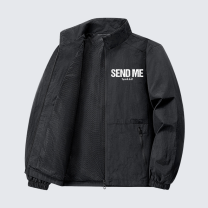 Isaiah 6:8 - SEND ME Jesus God Christian Quick-Dry Lightweight Jacket