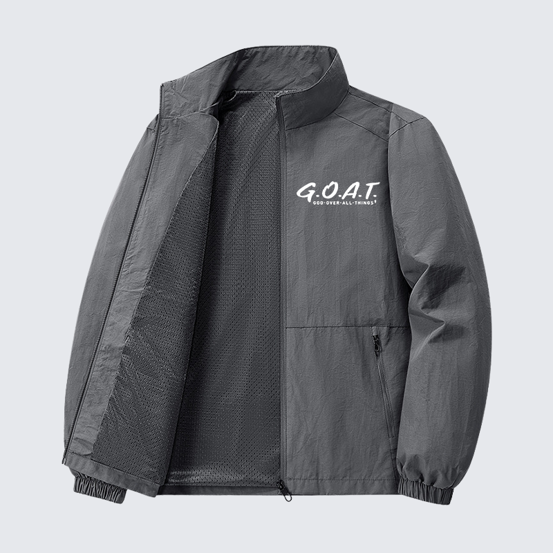 God Over All Things Jesus God Christian Quick-Dry Lightweight Jacket