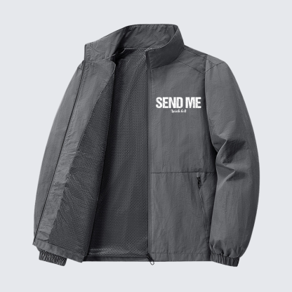 Isaiah 6:8 - SEND ME Jesus God Christian Quick-Dry Lightweight Jacket