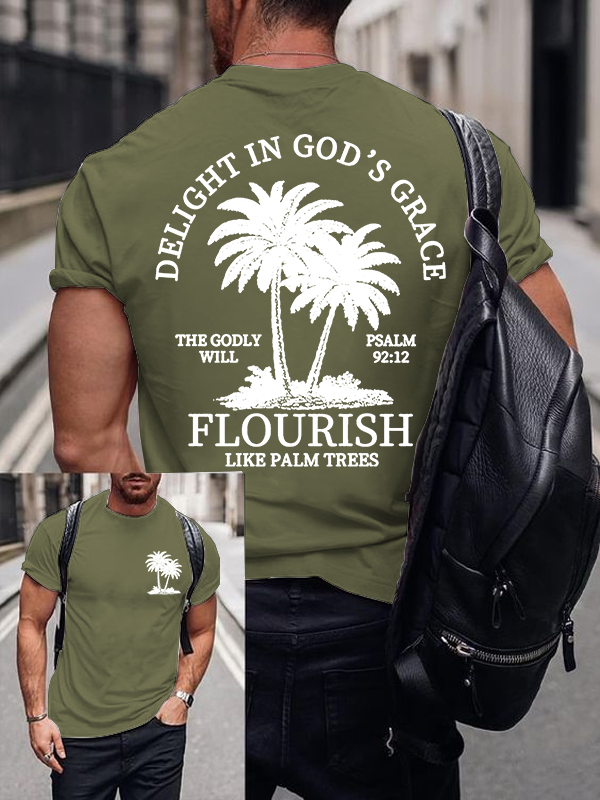 Delight in God's Grace Jesus God Christian Cotton T-Shirt