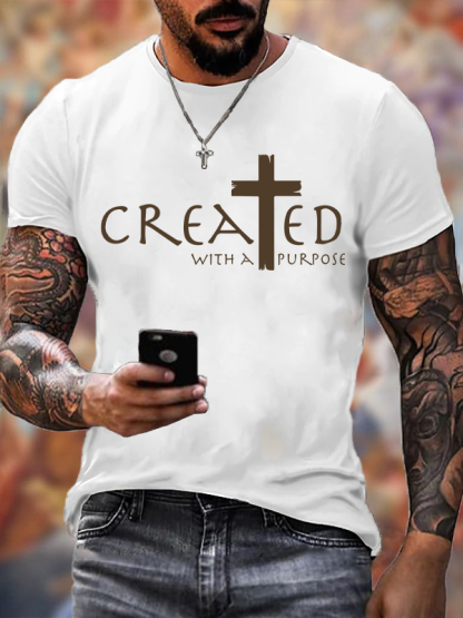 Created with a Purpose Cotton T-Shirts