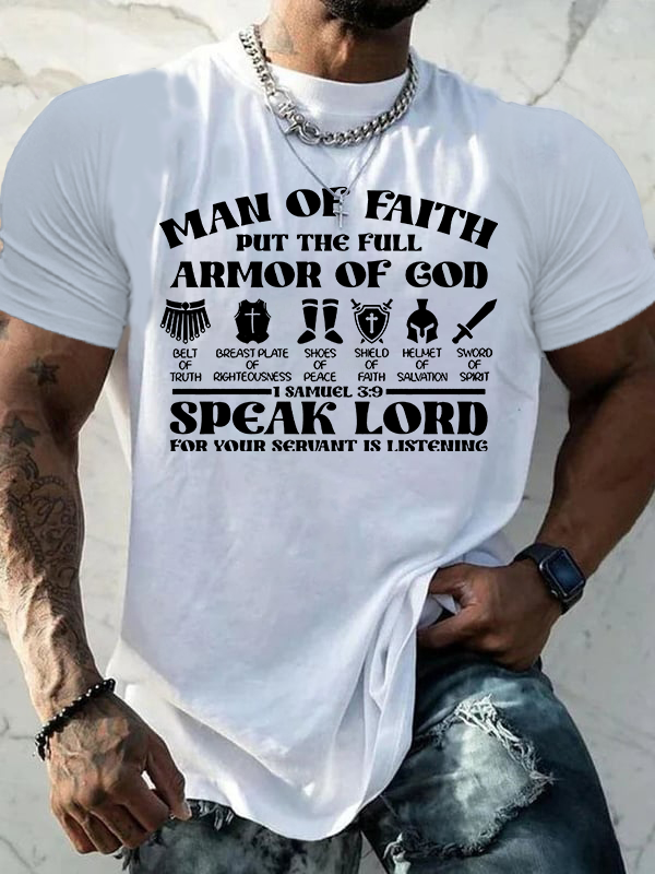 Classic Cotton Tee - Armor of God -soulsbelief