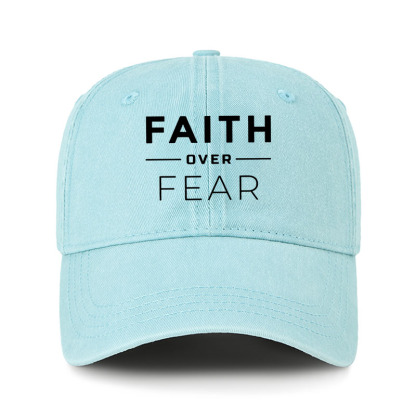 Heritage Washed Cap - Faith Over Fear 