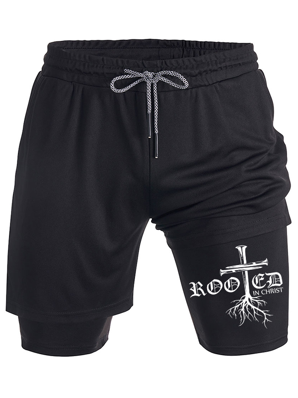 Rooted In Christ Christian Performance Shorts