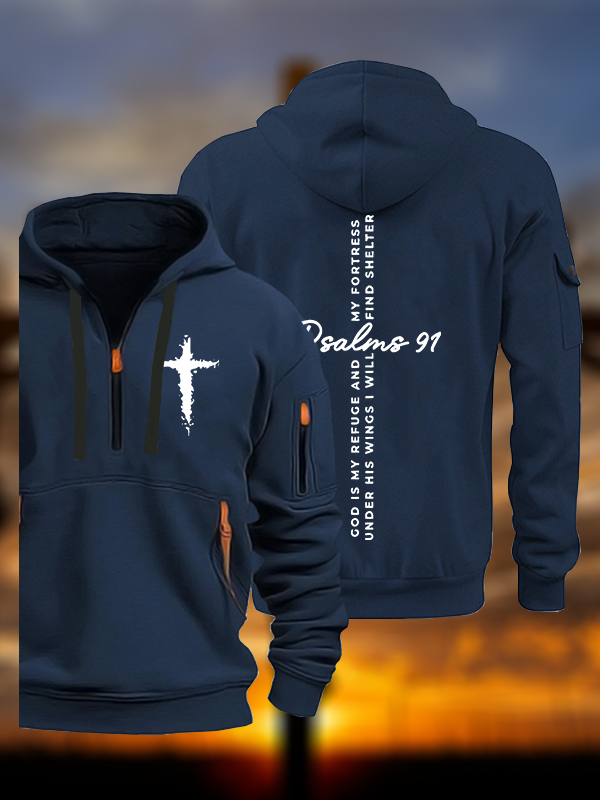 Psalm 91 Jesus God Christian Zipper Hoodies