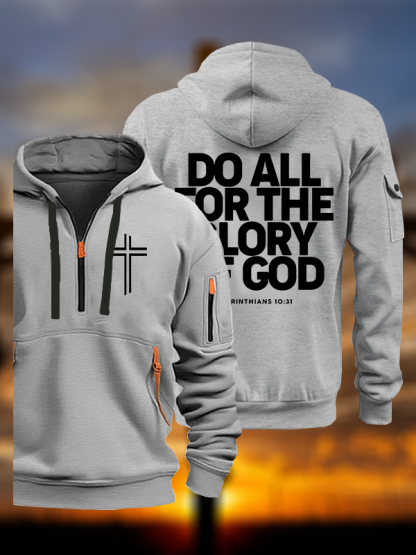 Do All For The Glory Of God Jesus God Christian Zipper Hoodies