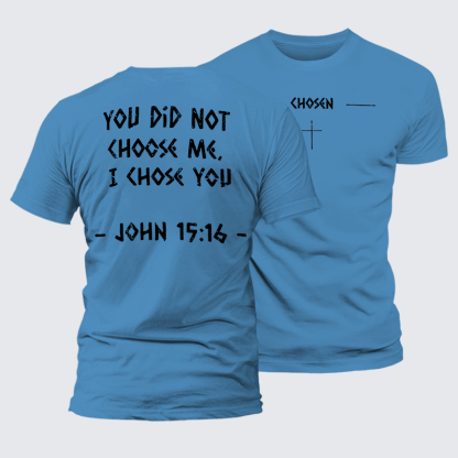 Chosen Jesus God Christian Premium Mercerized Cotton Tee