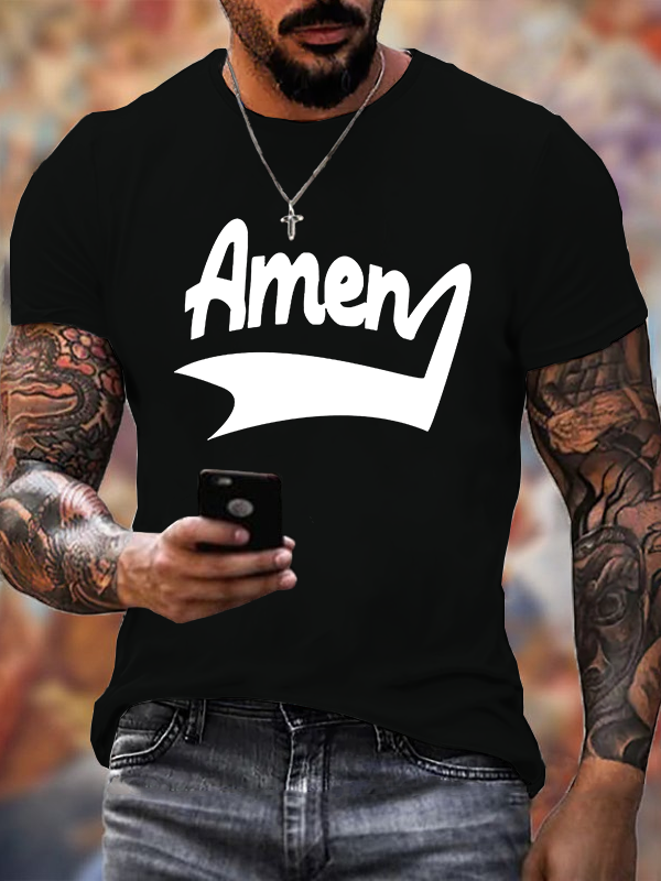 Classic Cotton Tee - Amen -soulsbelief
