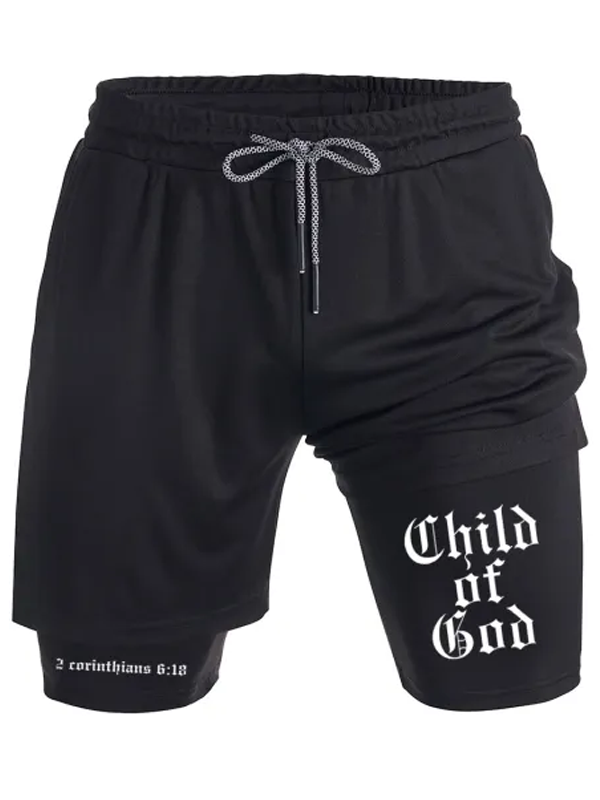 Child Of God Christian Performance Shorts