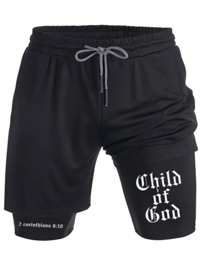 Child Of God Christian Performance Shorts