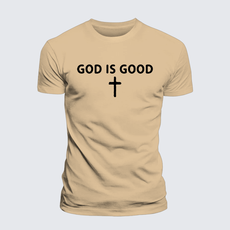 God Is Good Jesus God Christian Premium Mercerized Cotton Tee