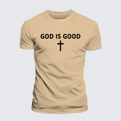 God Is Good Jesus God Christian Premium Mercerized Cotton Tee