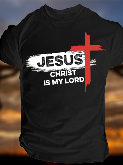 Jesus Christ Is My Lord Christian Cotton T-Shirt