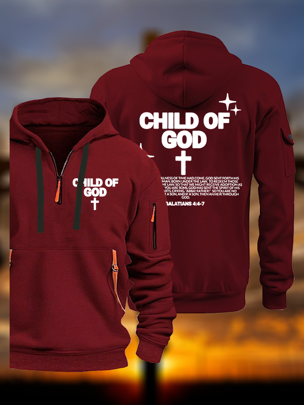 Child Of God Jesus God Christian Zipper Hoodies