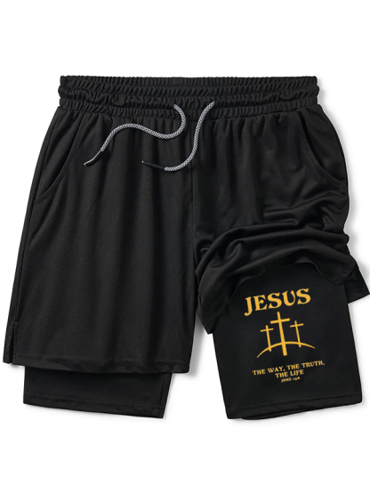 Jesus The Way The Truth The Life Christian Performance Shorts