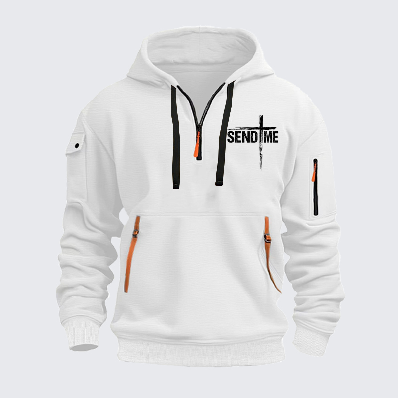 Zipper Hoodies – Send Me – Christian Cross Faith