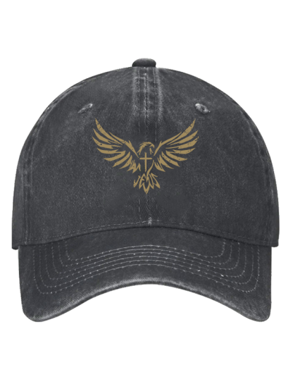 Wings Like Eagles Cross Christian Hat